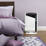 Aeramax DX95 Air Purifier in bedroom