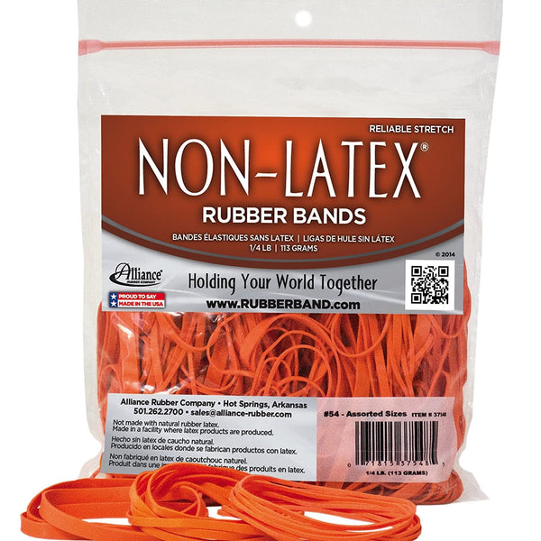 Rubber Bands, Multi Color, Assorted Dimensions 454g/ 1 lbs.
