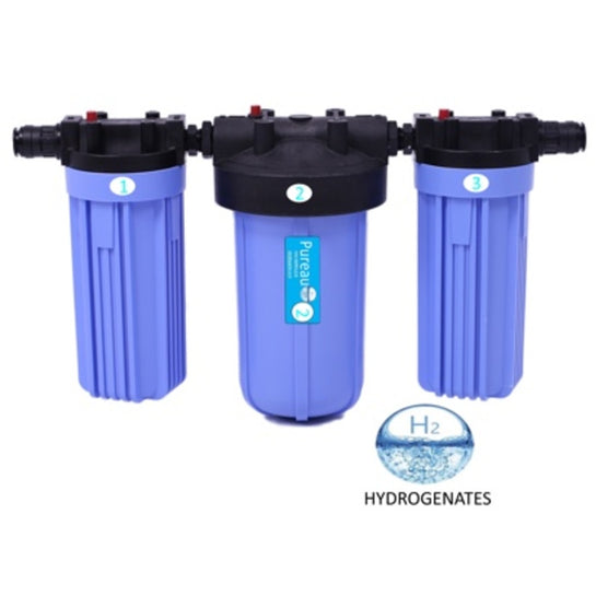 Pureau H+ No-Salt Whole House Water Filter System