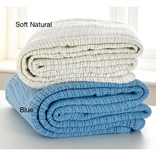 Cotton cellular blanket deals