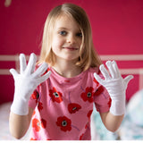 White Cotton Gloves for Children with Eczema