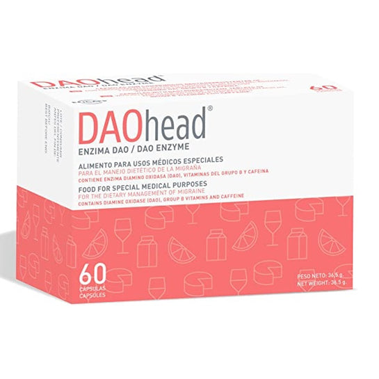 DAOhead® for Migraines due to Histamine Intolerance