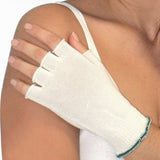 DermaSilk Therapeutic Fingerless Gloves for Adults